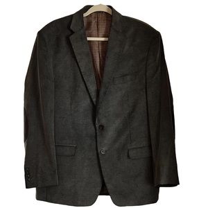Chaps Corduroy Sports Coat In Deep Olive Green Size 42R